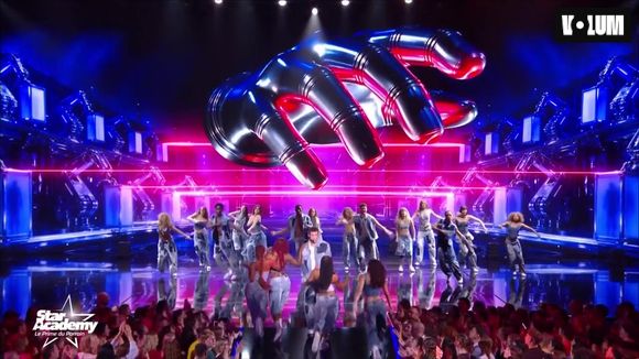 Morgan sur le plateau de la Star Academy, TF1, le 24 octobre 2026.