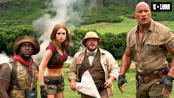 Jumanji avec Dwayne Johnson