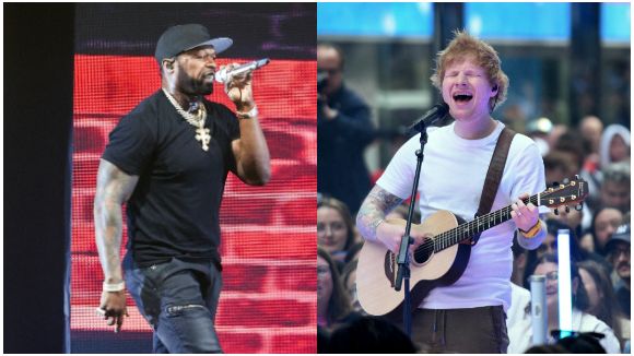 Ed Sheeran s'invite au concert de 50 Cent !