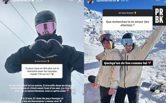 Ophélie présente son nouveau chéri.