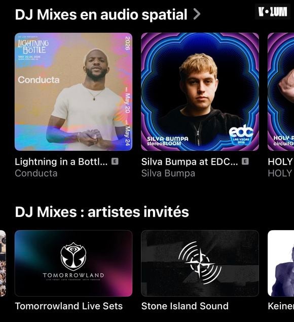 Les DJ Mixes, l'une des plus grandes différences d'Apple Music