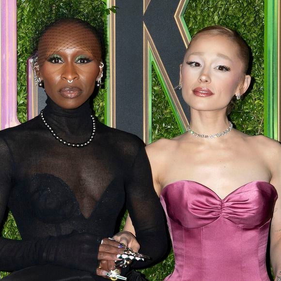 Cynthia Erivo et Ariana Grande - Première du film "Wicked" à New York. Le 14 novembre 2024