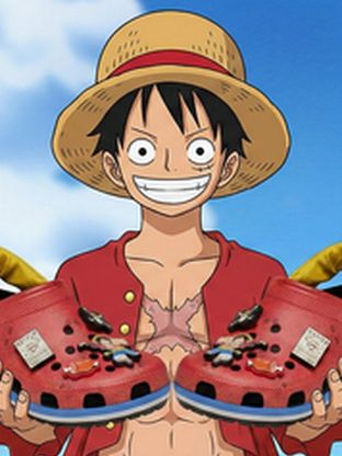 One Piece : en attendant le retour de l'anime, Luffy s'associe à Crocs