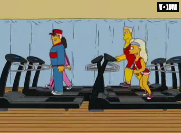 Les Simpson parodie OK Go