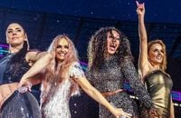 Les Spice Girls en concert à Cardiff en 2019.