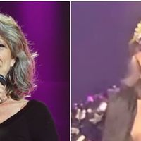 Lio dévoile sa poitrine en plein concert