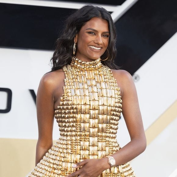 Simone Ashley au Cineworld Leicester Square le 23 juin 2025 pour la première européenne de "F1 The Movie"