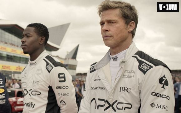 Damson Idris et Brad Pitt dans F1