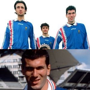 Les horribles maillots de l'Equipe de France dans les années 90