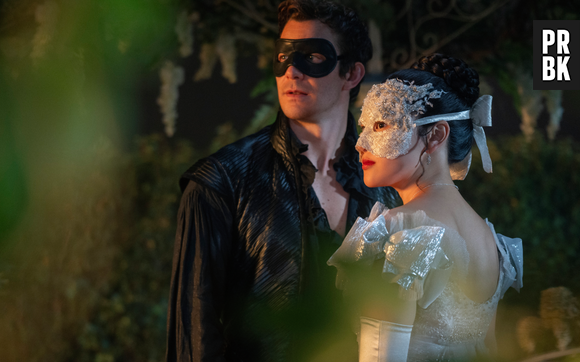 Luke Thompson (Benedict) et Yerin Ha (Sophie) dans la saison 4 de La chronique des Bridgerton