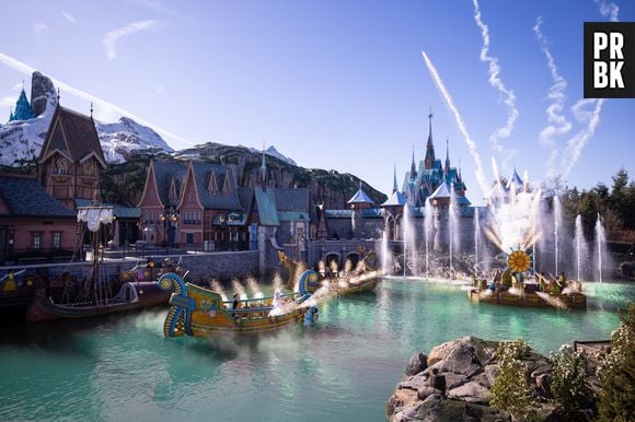 Célébration à Arendelle, le spectacle dans la Baie d'Arendelle à Disneyland Paris