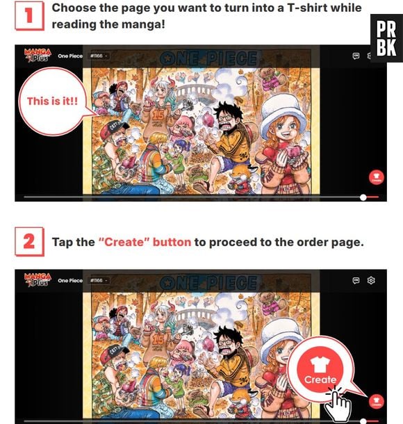 Manga Plus / Shueisha : imprimez vos planches de mangas préférées