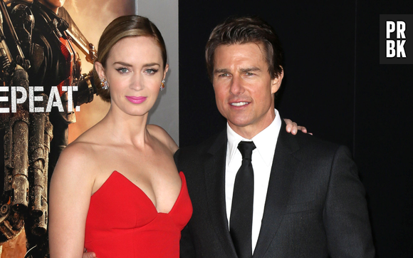 Tom Cruise et Emily Blunt - Première du film Edge of Tomorrow à New York le 28 mai 2014
