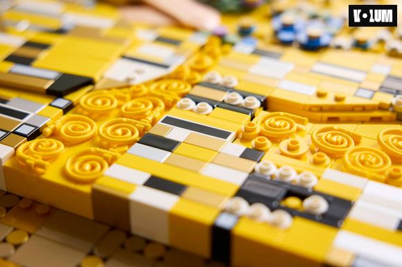 Le Baiser de Gustav Klimt version Lego