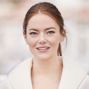 Emma Stone - Photocall de "Kinds of Kindness" lors du 77ème Festival International du Film de Cannes le 18 mai 2024. © Jacovides / Moreau / Bestimage