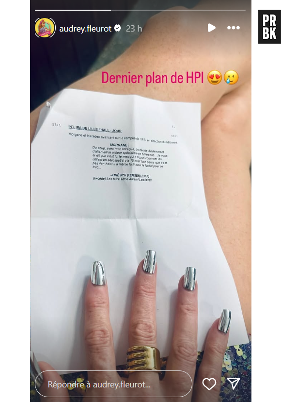 Audrey Fleurot spoile la fin de HPI