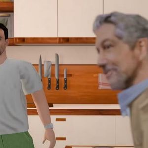 Jonathan Cohen et Alain Chabat façon PS1 dans "Le Vertige".
