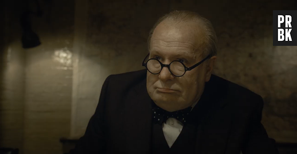 Gary Oldman joue Winston Churchill dans le film Les Heures sombres
