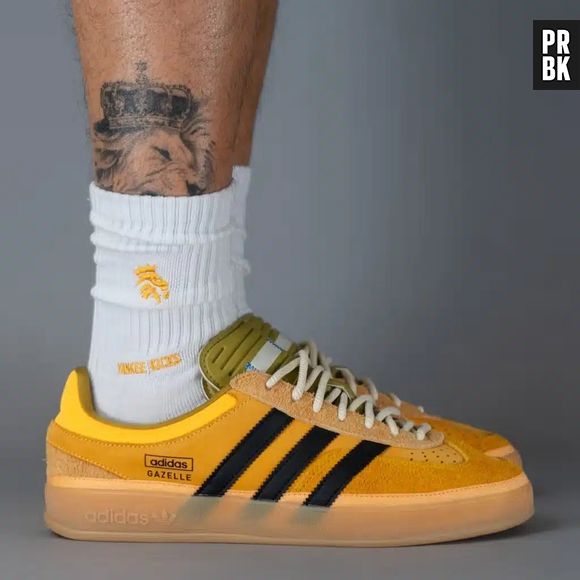 Bad Bunny x adidas Gazelle Indoor Solar Gold