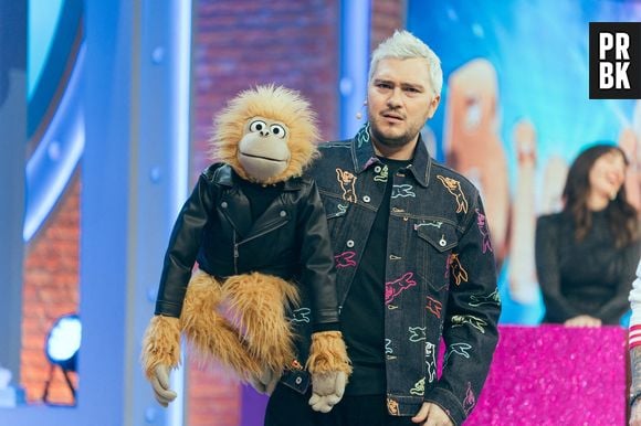 Jeff Panacloc et sa marionnette Jean-Marc. Vincent Lagaf' présente Le Bigdil sur RMC Story à Saint-Denis, France. Le 05 décembre 2024. Photo par Alexis Jumeau/ABACAPRESS.COM