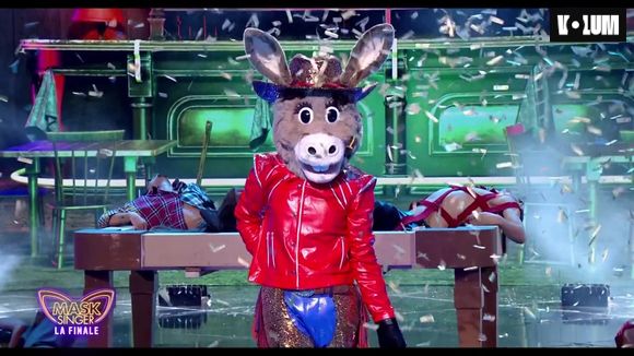 L'Âne sur "Beat It" de Michael Jackson dans Mask Singer sur TF1.
